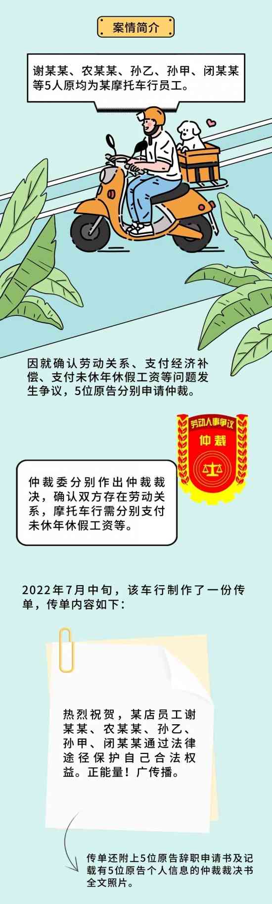 奇葩!公司败诉后竟将员工信息制成传单,还集赞领奖......(图1) 奇葩!公司败诉后竟将员工信息制成传单,还集赞领奖......(图1)