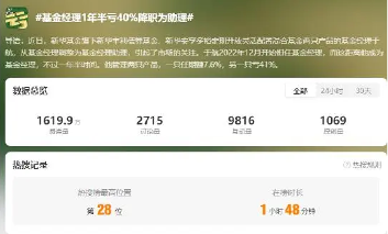 基金经理亏40%降职引发争议 投资者质疑基金公司处理方式(图1) 基金经理亏40%降职引发争议 投资者质疑基金公司处理方式(图1)