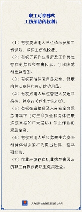 职工工伤预防权利详解：七项合法权益保障(图1)