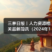 三茅日报丨人力资源相关最新简讯(2024年11月15日)(图4) 三茅日报丨人力资源相关最新简讯(2024年11月15日)(图4)