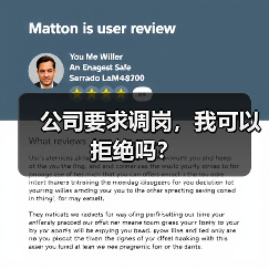 公司要求调岗,我可以拒绝吗?(图4) 公司要求调岗,我可以拒绝吗?(图4)