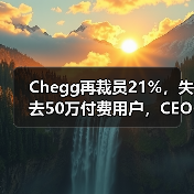 Chegg再裁员21%，失去50万付费用户，CEO：生成式AI造成巨大阻碍（图1）