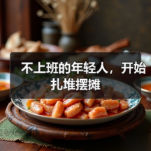 不上班的年轻人,开始扎堆摆摊(图1) 不上班的年轻人,开始扎堆摆摊(图1)
