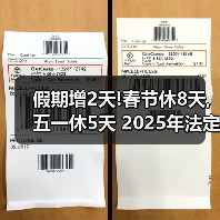 假期增2天!春节休8天,五一休5天 2025年法定节假日安排出炉（图4）