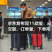 京东发布双11战报：成交额、订单量、下单用户数双位数增长（图4）