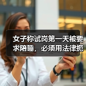 女子称试岗第一天被要求陪睡，必须用法律扼住职场“色胆”（图4）