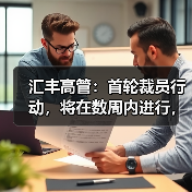 汇丰高管：首轮裁员行动，将在数周内进行，主要集中在高层岗位（图2）