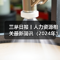三茅日报丨人力资源相关最新简讯（2024年12月4日）（图4）