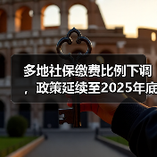 多地社保缴费比例下调，政策延续至2025年底（图4）