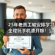 25年老员工被安排学习全程玩手机遭开除!公司赔98.2万!(图3) 25年老员工被安排学习全程玩手机遭开除!公司赔98.2万!(图3)