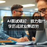 AI面试崛起:能力取代学历成就业新趋势(图1) AI面试崛起:能力取代学历成就业新趋势(图1)