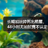 长期加班猝死出租屋,48小时无加班竟不认定工伤?(图3) 长期加班猝死出租屋,48小时无加班竟不认定工伤?(图3)