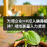 为何企业HR投入值得期待?精准衡量人力资源投资回报率的方法(图1) 为何企业HR投入值得期待?精准衡量人力资源投资回报率的方法(图1)