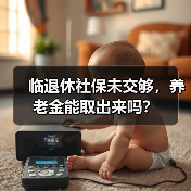 临退休社保未交够,养老金能取出来吗?(图3) 临退休社保未交够,养老金能取出来吗?(图3)