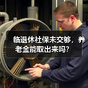 临退休社保未交够,养老金能取出来吗?(图1) 临退休社保未交够,养老金能取出来吗?(图1)