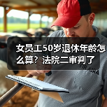 女员工50岁退休年龄怎么算?法院二审判了(图3) 女员工50岁退休年龄怎么算?法院二审判了(图3)
