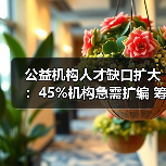 公益机构人才缺口扩大:45%机构急需扩编 筹款岗位最难招(图4) 公益机构人才缺口扩大:45%机构急需扩编 筹款岗位最难招(图4)