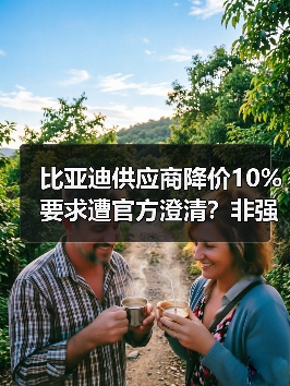 比亚迪供应商降价10%要求遭官方澄清?非强制协商(图1) 比亚迪供应商降价10%要求遭官方澄清?非强制协商(图1)
