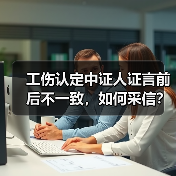 工伤认定中证人证言前后不一致,如何采信?(图1) 工伤认定中证人证言前后不一致,如何采信?(图1)