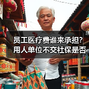 员工医疗费谁来承担?用人单位不交社保是否有效?(图1) 员工医疗费谁来承担?用人单位不交社保是否有效?(图1)