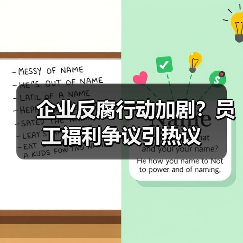 企业反腐行动加剧?员工福利争议引热议(图4) 企业反腐行动加剧?员工福利争议引热议(图4)