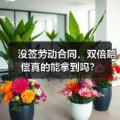 没签劳动合同,双倍赔偿真的能拿到吗?(图4) 没签劳动合同,双倍赔偿真的能拿到吗?(图4)