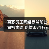 离职员工网络辱骂前公司被索赔 赔偿3.31万元引警示（图3）