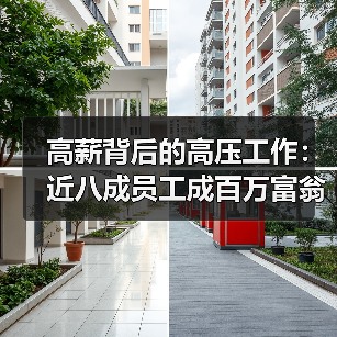 高薪背后的高压工作:近八成员工成百万富翁(图1) 高薪背后的高压工作:近八成员工成百万富翁(图1)