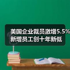 美国企业裁员激增5.5% 新增员工创十年新低(图4) 美国企业裁员激增5.5% 新增员工创十年新低(图4)