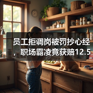 员工拒调岗被罚抄心经,职场霸凌竟获赔12.5万?(图4) 员工拒调岗被罚抄心经,职场霸凌竟获赔12.5万?(图4)