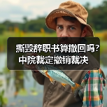 撕毁辞职书算撤回吗？中院裁定撤销裁决（图2）
