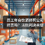 员工年会饮酒猝死公司担责吗?法院判决关键点解析(图1) 员工年会饮酒猝死公司担责吗?法院判决关键点解析(图1)
