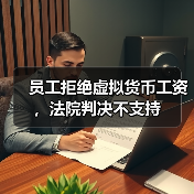 员工拒绝虚拟货币工资,法院判决不支持(图3) 员工拒绝虚拟货币工资,法院判决不支持(图3)