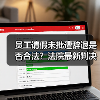 员工请假未批遭辞退是否合法?法院最新判决明确(图2) 员工请假未批遭辞退是否合法?法院最新判决明确(图2)
