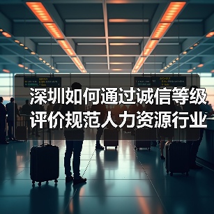 深圳如何通过诚信等级评价规范人力资源行业?(图2) 深圳如何通过诚信等级评价规范人力资源行业?(图2)
