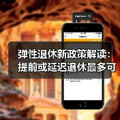 弹性退休新政策解读:提前或延迟退休最多可3年(图1) 弹性退休新政策解读:提前或延迟退休最多可3年(图1)