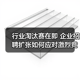行业淘汰赛在即 企业招聘扩张如何应对激烈竞争?(图4) 行业淘汰赛在即 企业招聘扩张如何应对激烈竞争?(图4)