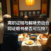离职证明与解除劳动合同证明书是否可互换?人社部解答(图1) 离职证明与解除劳动合同证明书是否可互换?人社部解答(图1)