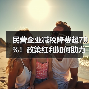 民营企业减税降费超70%!政策红利如何助力发展?(图2) 民营企业减税降费超70%!政策红利如何助力发展?(图2)