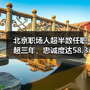北京职场人超半数任职超三年,忠诚度达58.37%(图3) 北京职场人超半数任职超三年,忠诚度达58.37%(图3)