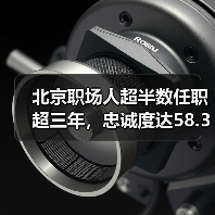 北京职场人超半数任职超三年,忠诚度达58.37%(图4) 北京职场人超半数任职超三年,忠诚度达58.37%(图4)