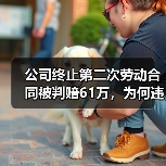 公司终止第二次劳动合同被判赔61万，为何违法？二审判决明确（图1）