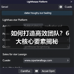 如何打造高效团队?6大核心要素揭秘(图2) 如何打造高效团队?6大核心要素揭秘(图2)