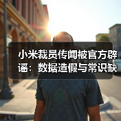小米裁员传闻被官方辟谣:数据造假与常识缺失(图4) 小米裁员传闻被官方辟谣:数据造假与常识缺失(图4)
