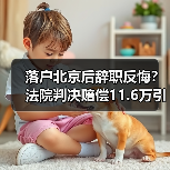 落户北京后辞职反悔?法院判决赔偿11.6万引热议(图1) 落户北京后辞职反悔?法院判决赔偿11.6万引热议(图1)