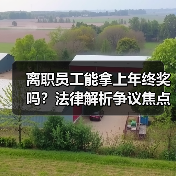 离职员工能拿上年终奖吗?法律解析争议焦点(图1) 离职员工能拿上年终奖吗?法律解析争议焦点(图1)