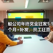 船公司年终奖金狂发5.5个月+补发,员工狂喜!(图3) 船公司年终奖金狂发5.5个月+补发,员工狂喜!(图3)
