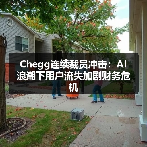 Chegg连续裁员冲击:AI浪潮下用户流失加剧财务危机(图2) Chegg连续裁员冲击:AI浪潮下用户流失加剧财务危机(图2)