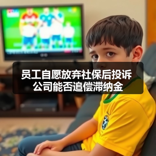 员工自愿放弃社保后投诉 公司能否追偿滞纳金(图1)