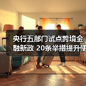央行五部门试点跨境金融新政 20条举措提升便利化水平（图2）